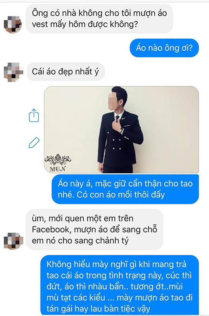 Cho bạn mượn suit sang chảnh đi cưa gái, thanh niên cay đắng nhận lại cái giẻ lau mất cúc